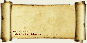 Daniel Adamović vizit kartica